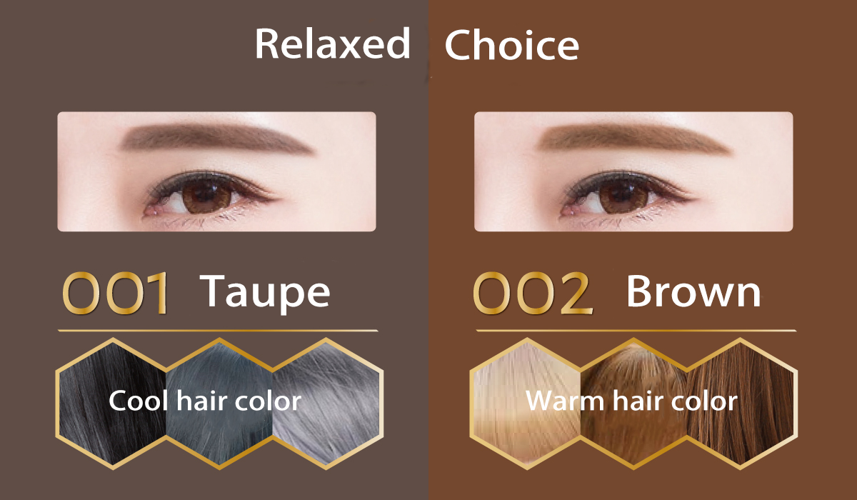 PSK Taupe and Brown Color Eyebrow Pencil